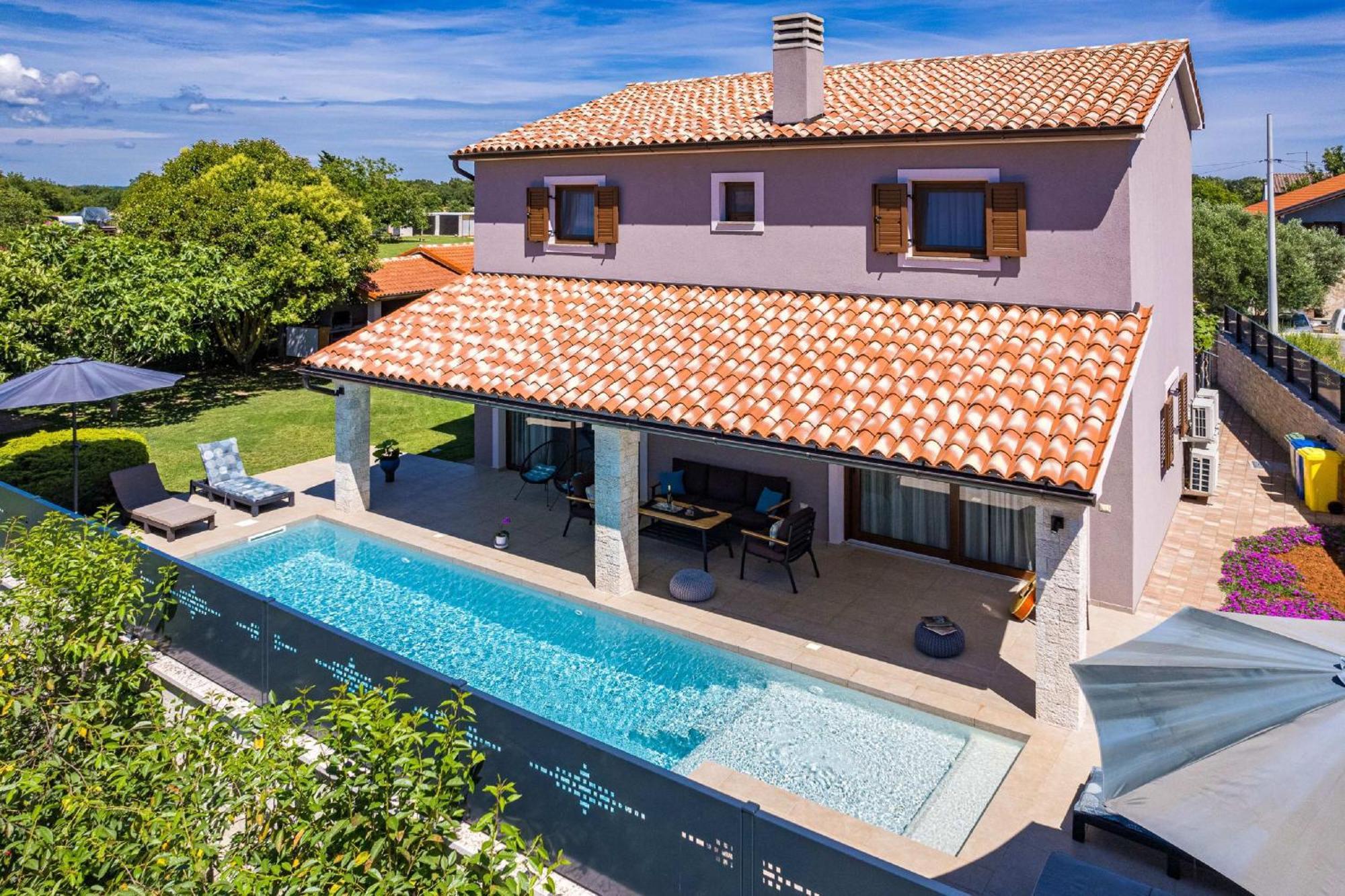 Villa Roma Near Pula For 6 People With Private Pool Jadreški Eksteriør billede